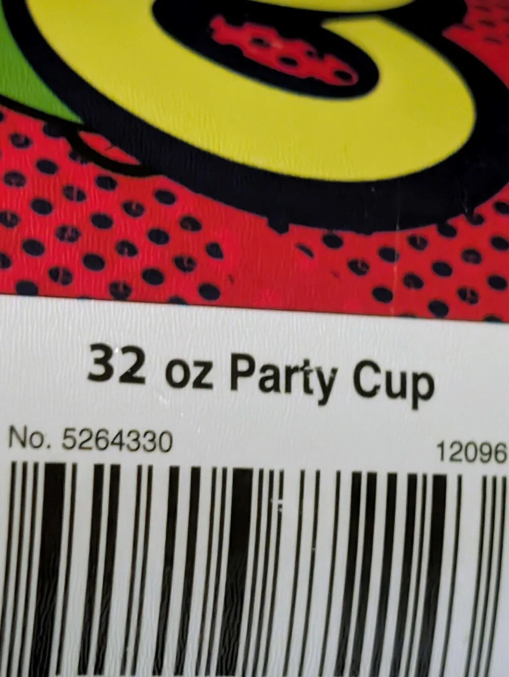 TM Ninja Turtles 2014 32 Oz Plastic Party Cups - Green Interior. Set Of 5.